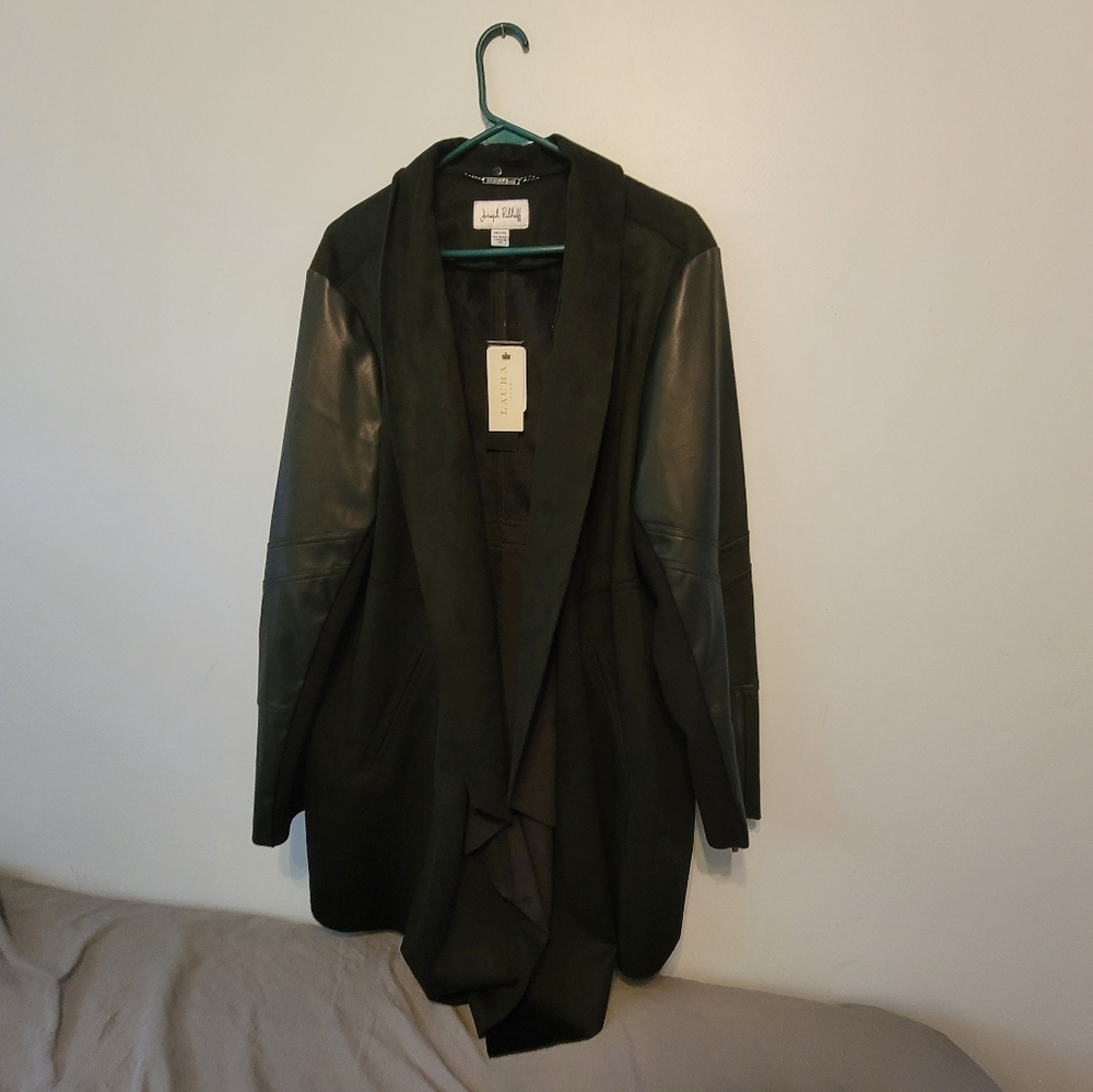 Joseph Ribkoff Suede/Leather Jacket